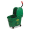 Rubbermaid Wavebrake Bucket/Wringer Combos, 35 Qt, Green - RCP757888GRE