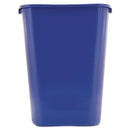 Rubbermaid Large Deskside Recycle Container With Symbol, Rectangular, Plastic, 41.25 Qt, Blue - RCP295773BE