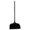 Rubbermaid Lobby Pro Upright Dustpan, W/Wheels, 12 1/2 ", Polypropylene W/Vinyl Coat, Black - RCP253100BK