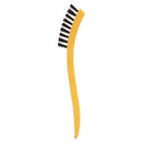 Rubbermaid Synthetic-Fill Tile & Grout Brush, 8 1/2" Long, Yellow Plastic Handle - RCP9B56BLA