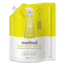Method Dish Soap Refill, Lemon Mint, 36 Oz Pouch, 6/Carton - MTH01341