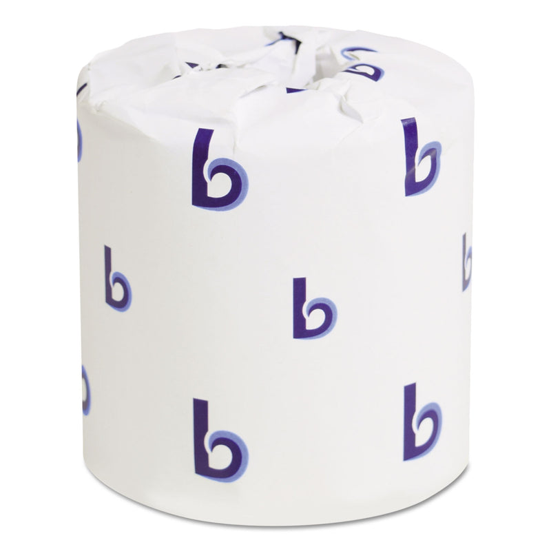 Boardwalk One-Ply Toilet Tissue, Septic Safe, White, 1000 Sheets, 96 Rolls/Carton - BWK6170