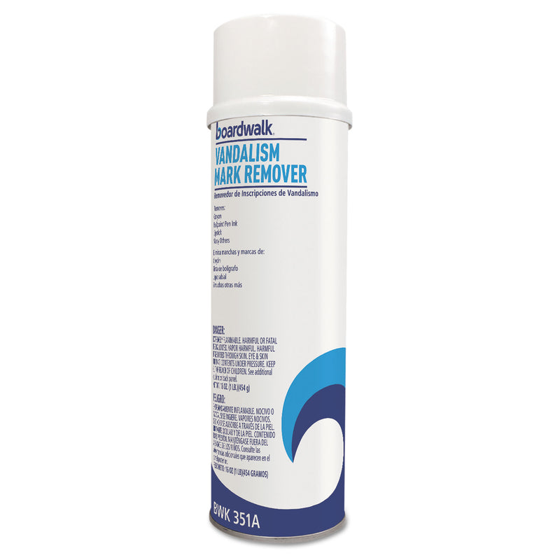 Boardwalk Vandalism Mark Remover, 16 Oz Aerosol, 12/Carton - BWK351ACT