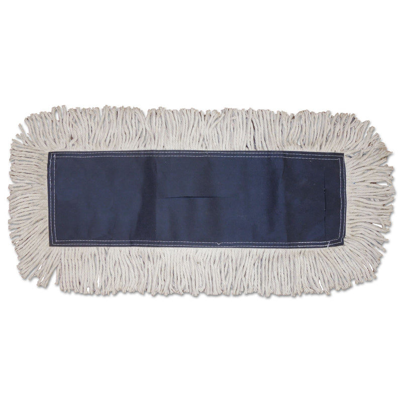 Boardwalk Disposable Dust Mop Head, Cotton, Cut-End, 60W X 5D - BWK1660CT