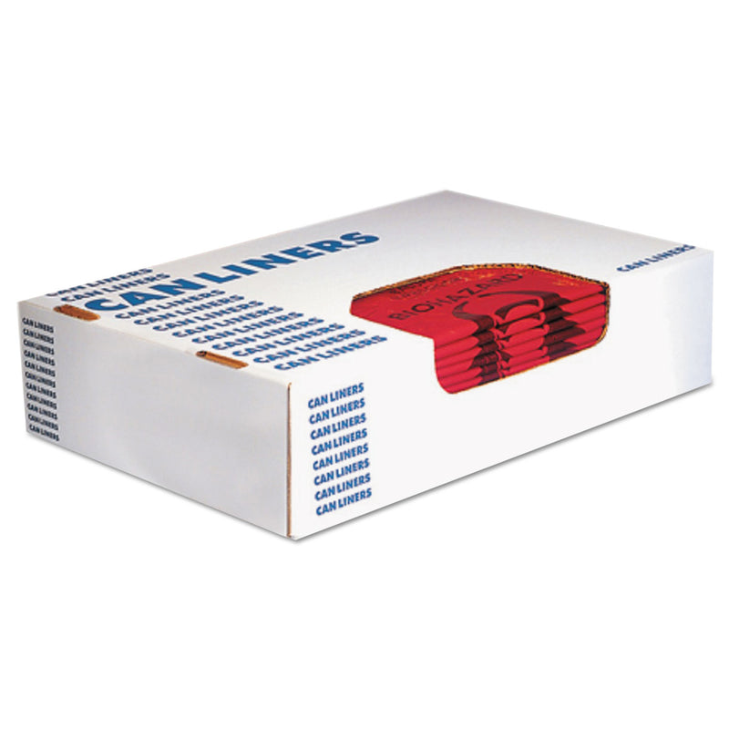 Heritage Healthcare Biohazard Printed Can Liners, 10 Gal, 1.3 Mil, 24