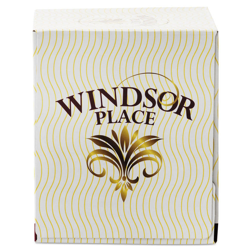 Resolute Tissue Windsor Place Cube Facial Tissue, 2-Ply, White, 85 Sheets/Box, 30 Boxes/Carton - APM336