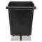 Rubbermaid Cube Truck, 500 Lb Capacity, Black - RCPFG461600BLA
