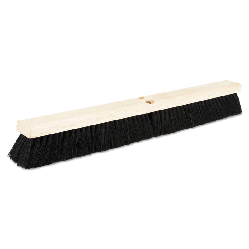 Boardwalk Floor Brush Head, 2 1/2" Black Tampico Fiber, 24" - BWK20224