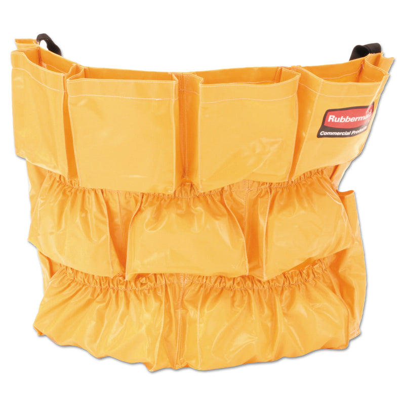 Rubbermaid Brute Caddy Bag, 12 Pockets, Yellow - RCP264200YW