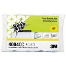 Scotch Brite Easy Erasing Pad 4004, 2 4/5 X 4 1/2 X 1 1/5, Blue/White, 4 Per Pack - MMM55658