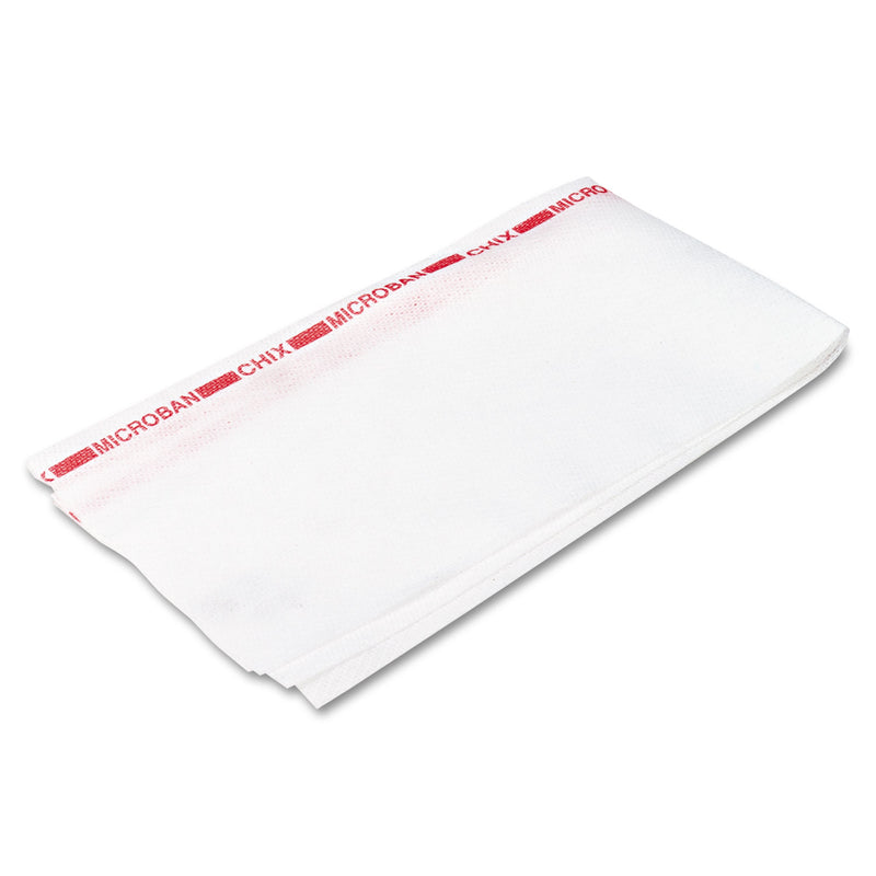 Chix Reusable Food Service Towels, Fabric, 13 X 24, White, 150/Carton - CHI8250