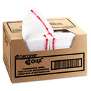 Chix Reusable Food Service Towels, Fabric, 13 X 24, White, 150/Carton - CHI8250