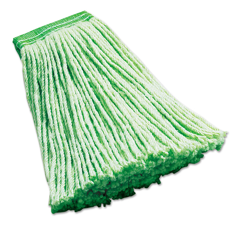 Rubbermaid Synthetic Wet Mop Heads, Green, 16 Oz, 5