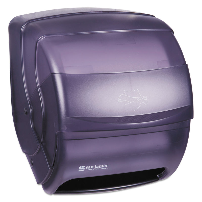 San Jamar Integra Lever Roll Towel Dispenser, Black Pearl, 11 1/2 X 11 1/4 X 13 1/2 - SJMT850TBK