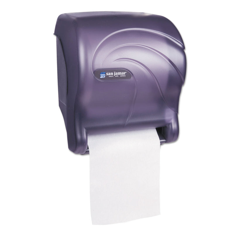 San Jamar Tear-N-Dry Essence Touchless Towel Dispenser, 11.75X9 1/8X14 7/16, Black Pearl - SJMT8090TBK