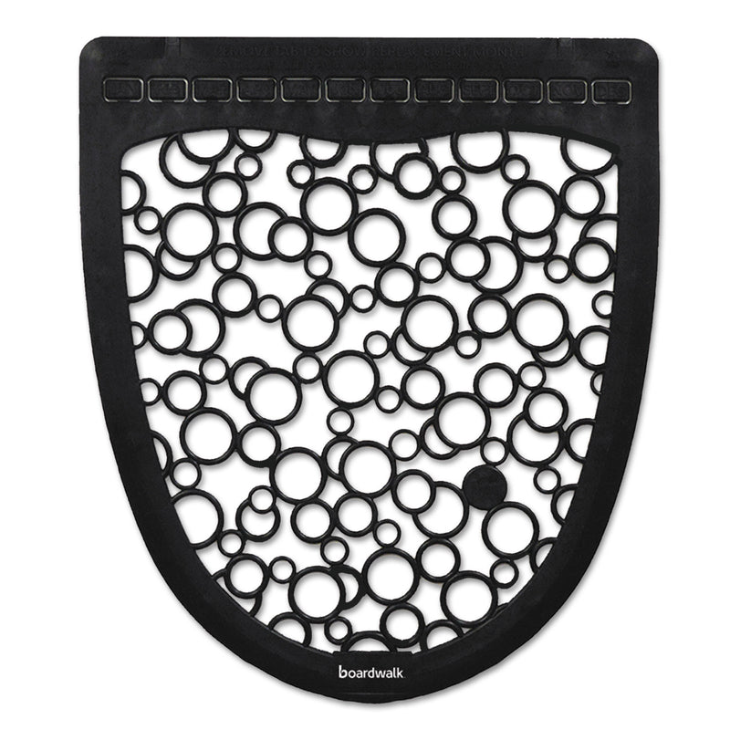 Boardwalk Urinal Mat 2.0, Rubber, 17.5 X 20, Black/White, 6/Carton - BWKUMBW