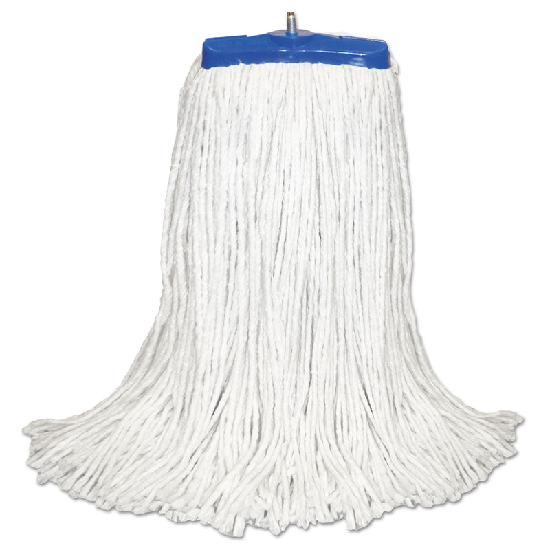 Boardwalk Cut-End Lie-Flat Mop Head, Rayon, 16Oz, White, 12/Carton - BWKRM32016