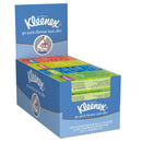 Kleenex On The Go Packs Facial Tissues, 3-Ply, White, 10 Sheets/Pack, 16 Packs/Box, 12 Boxes/Carton - KCC11975