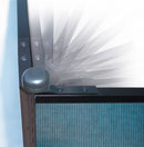 Screenflex Portable Room Divider, Number of Panels 3, 5 ft. 9" Overall Height, 5 ft. 9" Overall Width - HKDL603-DG