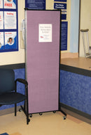 Screenflex Portable Room Divider, Number of Panels 5, 5 ft. 9" Overall Height, 9 ft. 5" Overall Width - HKDL605-DN