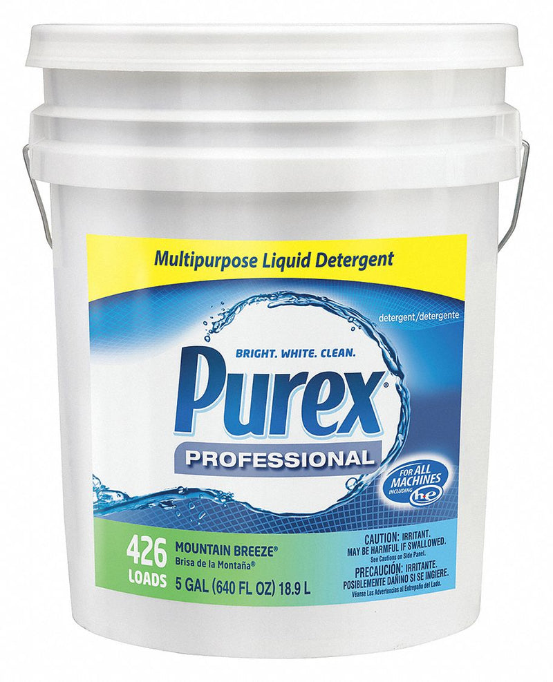 Purex Laundry Detergent, Cleaner Form Liquid, Cleaner Container Type Pail - 6354