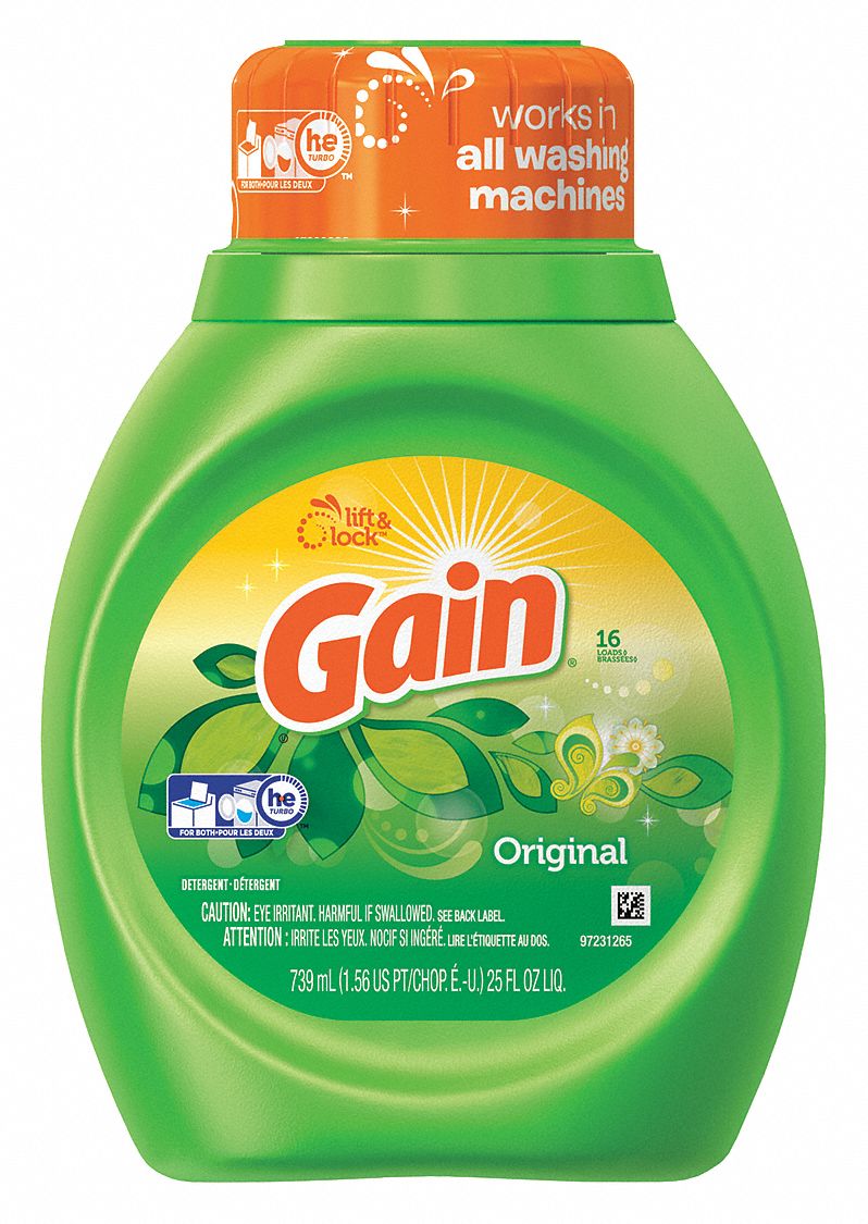 Gain Laundry Detergent, Cleaner Form Liquid, Cleaner Container Type Bottle - PGC 12783