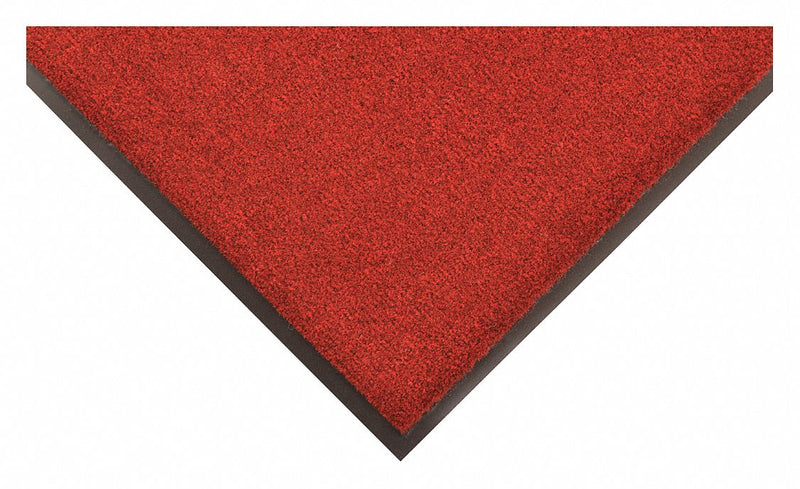 Condor Indoor Entrance Mat, 5 ft L, 3 ft W, 3/8 in Thick, Rectangle, Red - 8EPC3