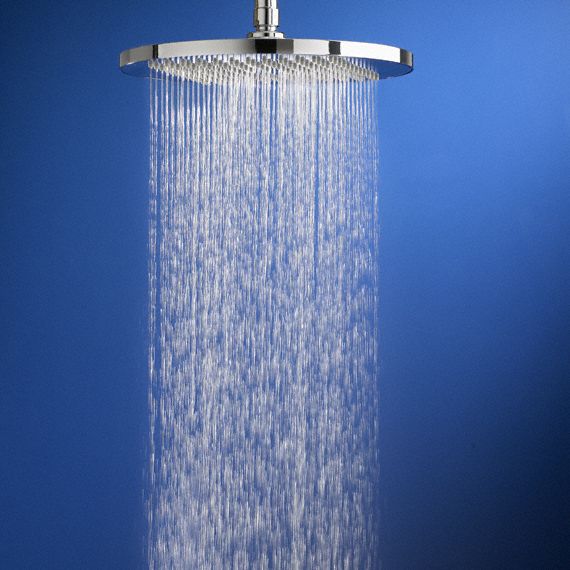 American Standard Shower Head, Wall Mounted, Chrome, 2.5 gpm - 1660683.002