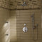 American Standard Shower Head, Wall Mounted, Chrome, 2.5 gpm - 1660683.002