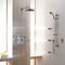 American Standard Shower Head, Wall Mounted, Chrome, 2.5 gpm - 1660683.002