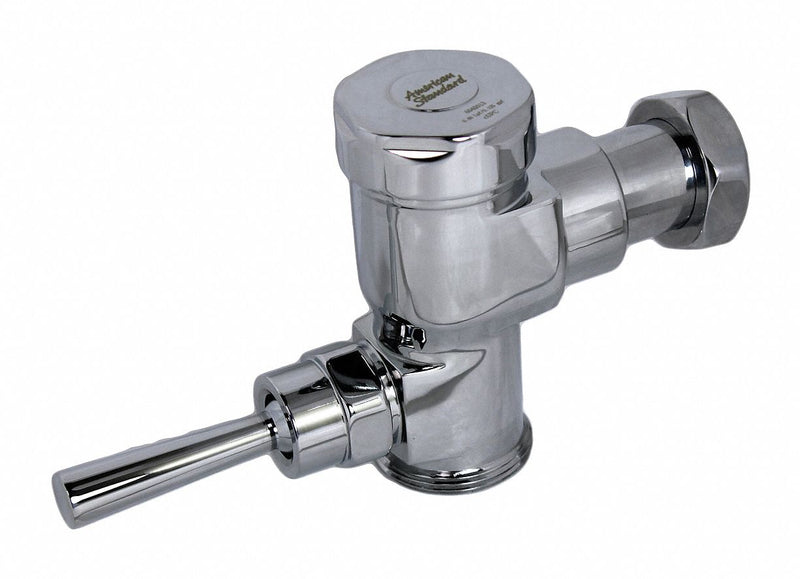 Chrome Bathroom Flush Valve 0.5 GPF Manual Urinal Flush Valve | Chrome Plated Brass Construction Chrome Bathroom Flush Valve 0.5 GPF Manual Urinal Flush Valve | Chrome Plated Brass Construction