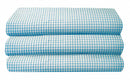 Foundations Standard Cot Sheet, Gingham; PK12 - CS-SS-BG-12
