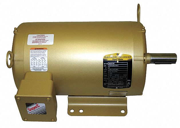 Baldor 7 1/2 HP, General Purpose Motor, 3-Phase, 1770 Nameplate RPM, 208-230/460 Voltage, 213TC Frame - CEM3311T