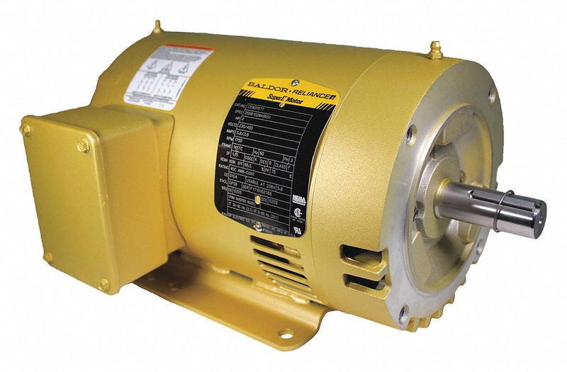 Baldor 2 HP, General Purpose Motor, 3-Phase, 1750 Nameplate RPM, 230/460 Voltage, 145TC Frame - CEM3157T