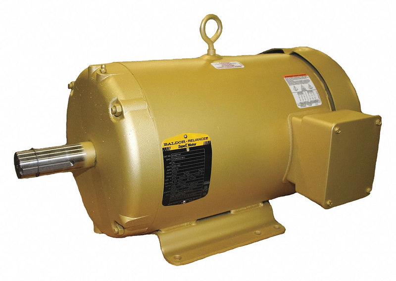 Baldor 10 HP, General Purpose Motor, 3-Phase, 1770 Nameplate RPM, 208-230/460 Voltage, 215T Frame - EFM3714T