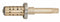 Symmons Spindle, Fits Brand Symmons, Brass, Bronze, Stainless Steel, Brass Finish - TA-10-RP