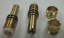 Symmons Spindle, Fits Brand Symmons, Brass, Brass Finish, 1 PR - T-52
