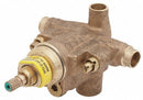 Symmons Tub and Shower Valve, Chrome Finish, For Use With Symmons, 1/2" Sweat Connection - S-86-2-BODY-X