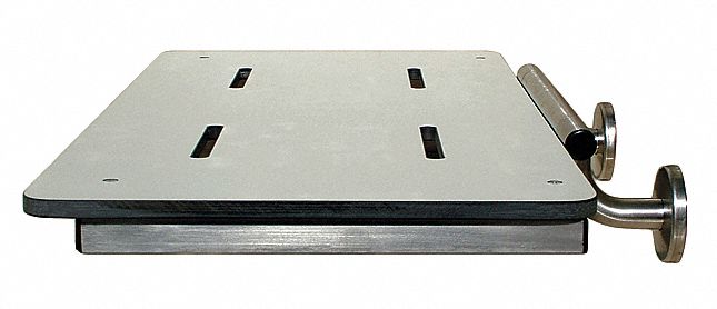WingIts Length 29", Rectangular Rear Mount, Phenolic, Tub Seat, White - WBTR290185PW