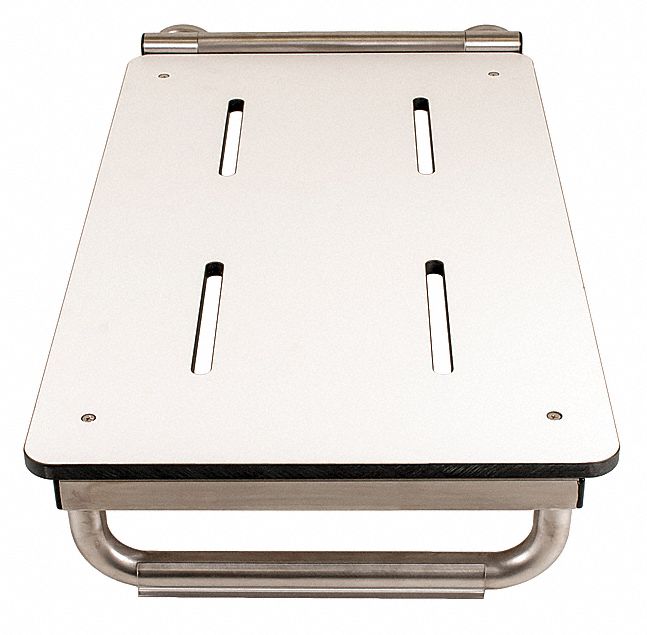 WingIts Length 29", Rectangular End Mount with Skis, Phenolic, Tub Seat, White - WBTES290150PW