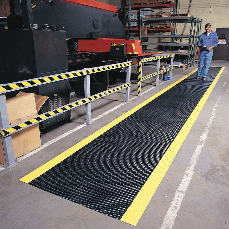 Notrax Floor Runner, 30 ft L, 24 in W, 5/32 in Thick, Black - 738C0036BL