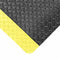 Notrax Floor Runner, 75 ft L, 3 ft W, 5/32 in Thick, Black with Yellow Border - 738C0036YB