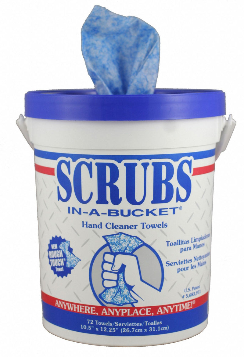Scrubs Citrus Fragrance Hand Cleaning Towels, 10 in x 12 in, 72 Wipes per Container, 1 EA - 42272