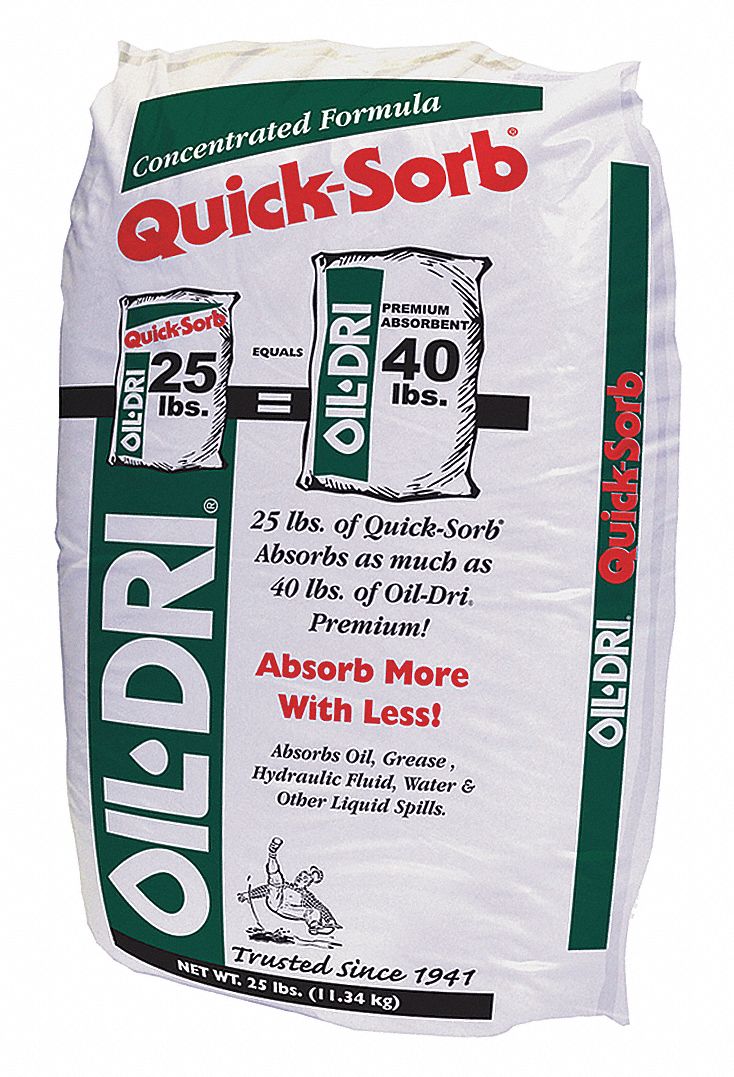 Oil-Dri Loose Absorbent, Universal, Granular Clay, 3 gal - I05025-G70