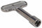 Zurn Hydrant Key, 3 1/4 in Overall Length, 2 in Overall Width, 0.375 in Rod Dia. - P1300-PART-13-KEY