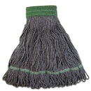 Boardwalk Pro Loop Web/Tailband Mop Head, Blue, Medium, 12/Carton - BWK1800MBDZ