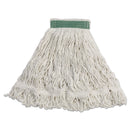 Rubbermaid Super Stitch Rayon Mop Heads, White, Medium, 6/Carton - RCPD412
