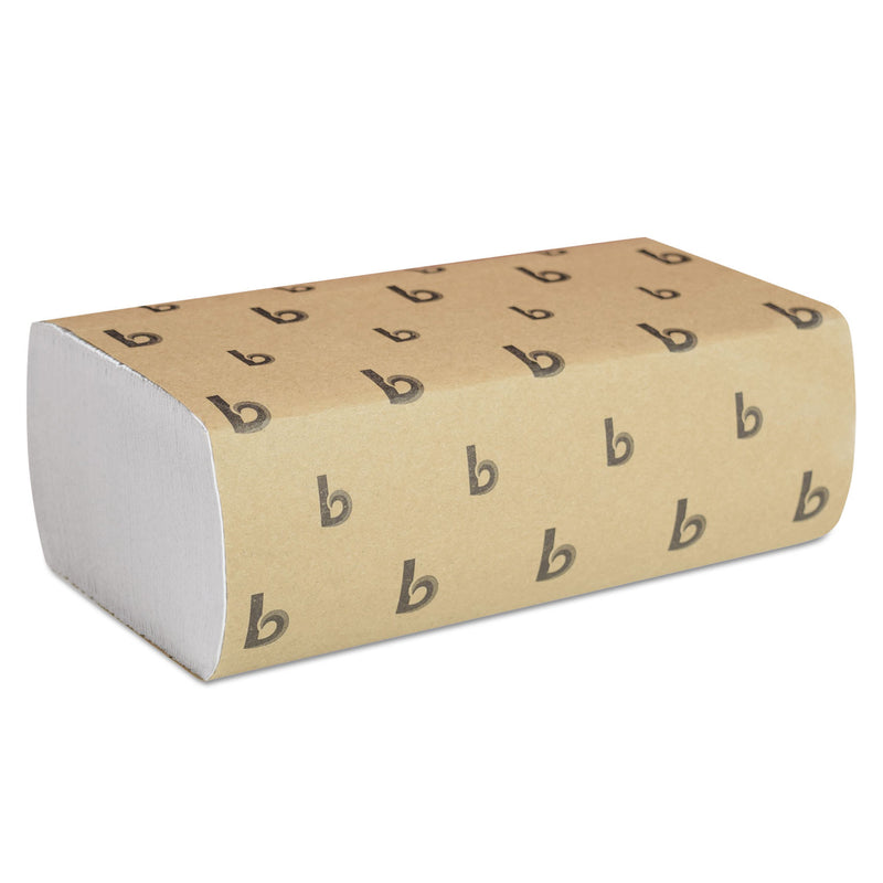 Boardwalk Multifold Paper Towels, White, 9 X 9 9/20, 250 Towels/Pack, 16 Packs/Carton - BWK6200