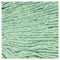 Boardwalk Super Loop Wet Mop Head, Cotton/Synthetic Fiber, 5" Headband, Medium Size, Green, 12/Carton - BWK502GNCT