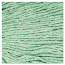 Boardwalk Super Loop Wet Mop Head, Cotton/Synthetic Fiber, 5" Headband, Large Size, Green - BWK503GNEA